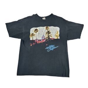 EAGLES Hotel California 2002 Tour T-Shirt Anvil L Vintage Worn To Perfection